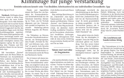 Klimmzüge für junge Verstärkung